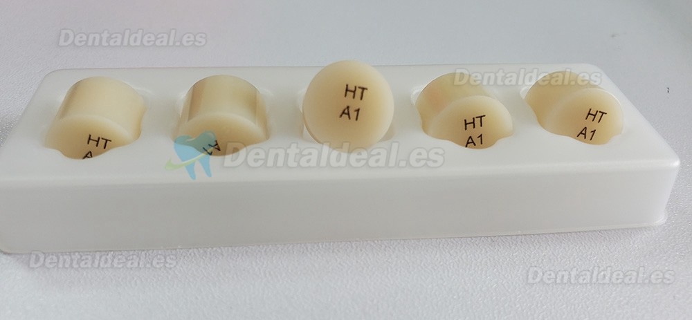 1Pcs Bloque de prensa Emax de pastillas de disilicato de litio de cerámica de vidrio para laboratorio dental